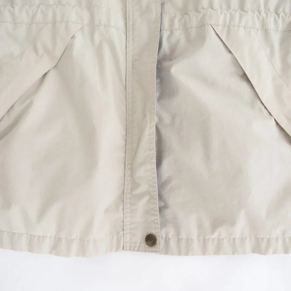 Vintage Cottage Essentials Beige Zip Up Lightweight Jacket Size Small - Picture 12 of 14